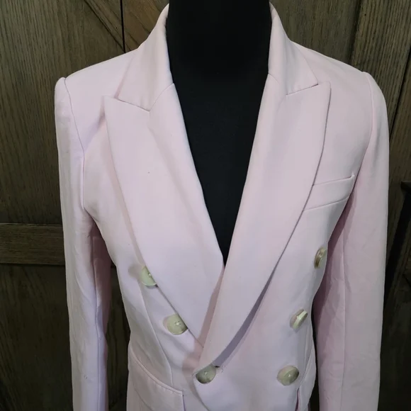 Veronica Beard Pink Blazer Structured Suit Jacket - Picture 4 of 7